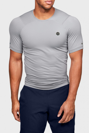 Компресійна футболка Under Armour HeatGear Rush Compression Short Sleeve Grey