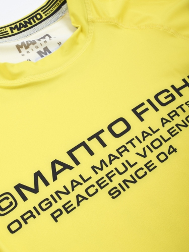 Рашгард MANTO Long Sleeve Rashguard Future Yellow цена