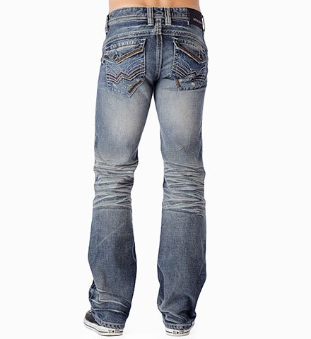 Affliction Cooper Struggle Skewed Flap jeans price