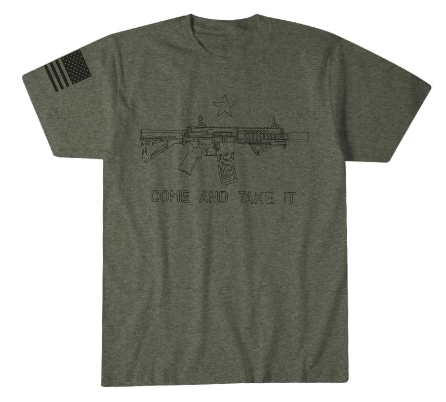 Футболка Howitzer Never Olive Heather