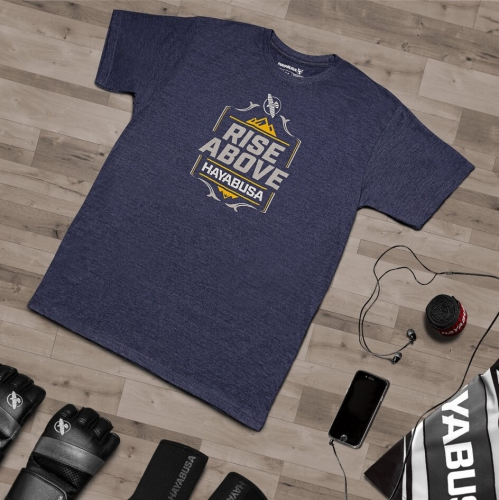 Футболка Hayabusa Rise Above T-shirt Blue оригінал