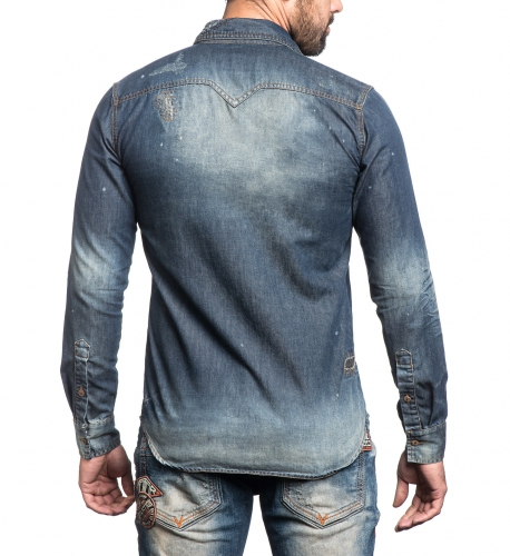 Чоловіча сорочка Affliction Gravel Roads купити