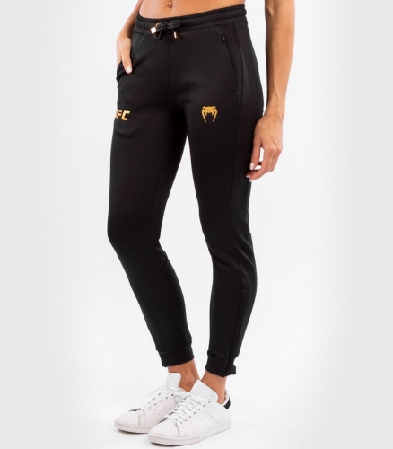 Womens Venum Authentic UFC FightNight Black Gold pants price