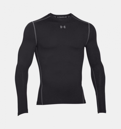 Компрессионная футболка Under Armour ColdGear® Armour Compression Crew Long Sleeve Black фото