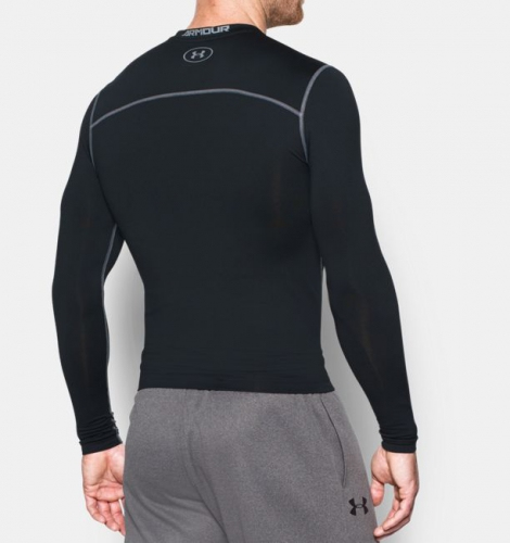 Компрессионная футболка Under Armour ColdGear® Armour Compression Crew Long Sleeve Black цена