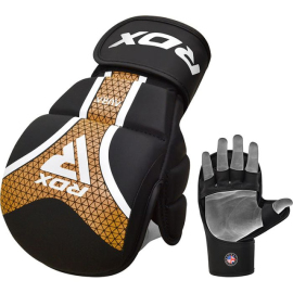 MMA gloves RDX Grappling Gloves Shooter Aura Plus T-17 Golden buy