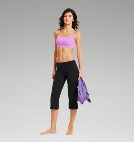 Жіночі спортивні капрі Under Armour StudioLux Fitted Flare Capri Black купити