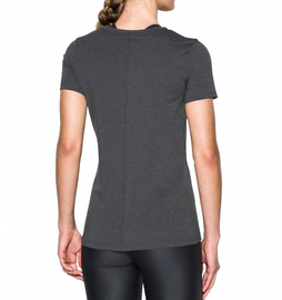 Женская футболка Under Armour Womens HeatGear Armour T-shirt Graphite, Фото № 2