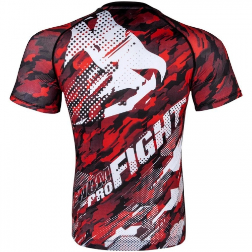 Рашгард Venum Tecmo Rashguard Short Sleeves Red купить