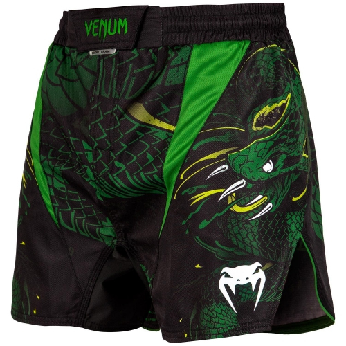 Шорты для MMA Venum Green Viper Fightshorts Black Green купити