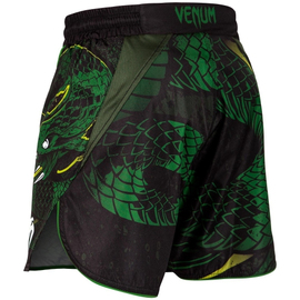 Шорты для MMA Venum Green Viper Fightshorts Black Green, Фото № 3
