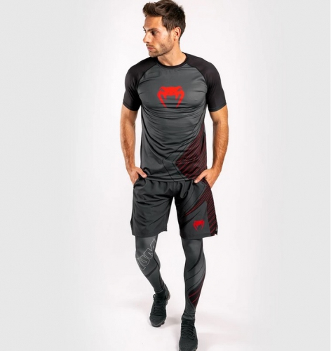 Футболка Venum Contender 5.0 Dry-Tech Black Red купити