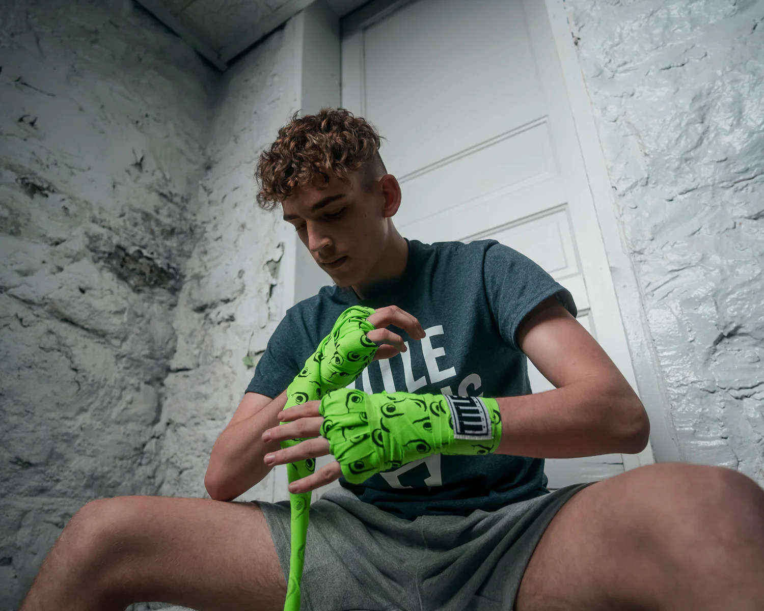 Бинти Title Boxing Print Hand Wraps 180 Avocado купити