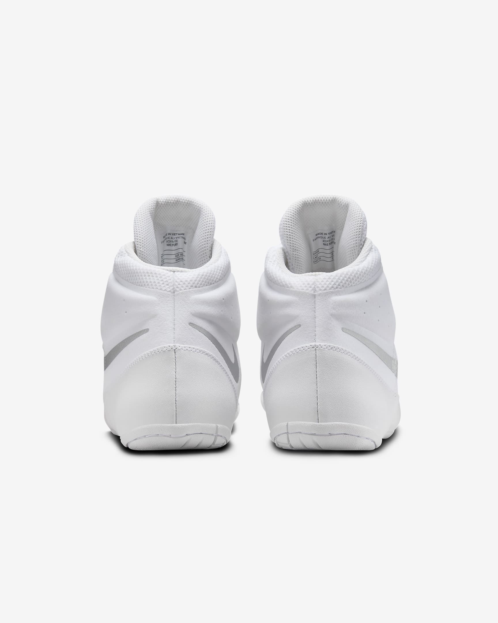 Борцовки Nike Fury Wrestling Shoes White Metallic Silver размер