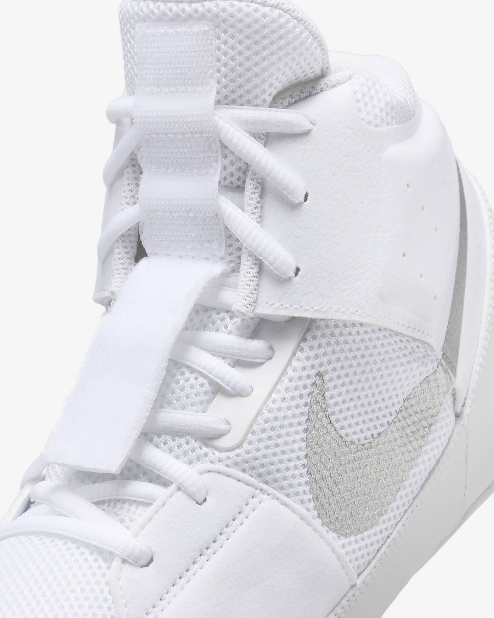Борцовки Nike Fury Wrestling Shoes White Metallic Silver где купить