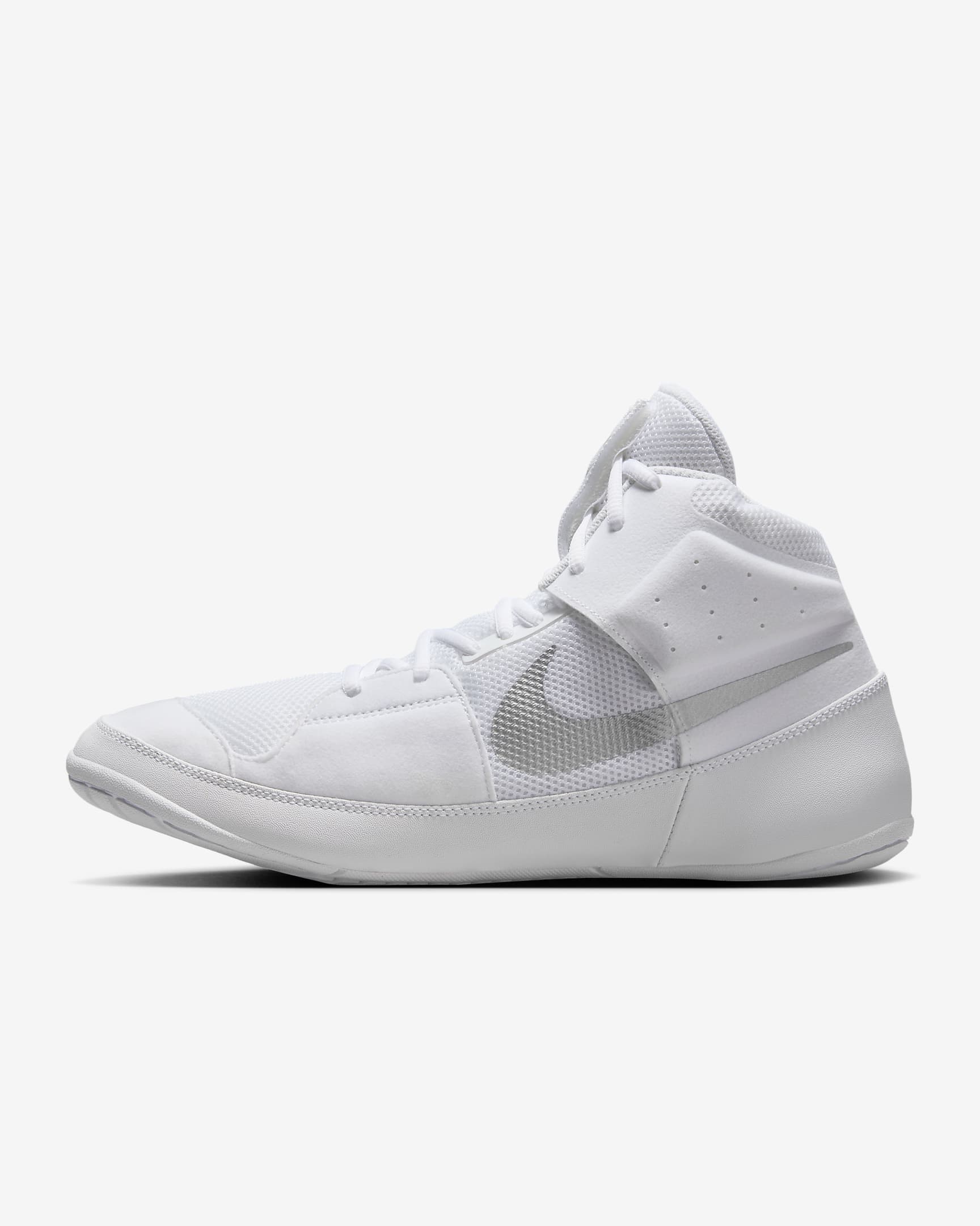 Nike Fury Wrestling Shoes White Metallic Silver price