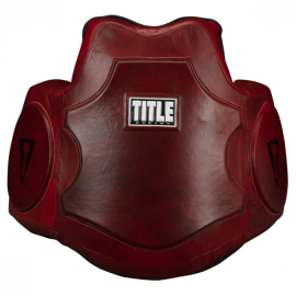 Захисний жилет Title Boxing Blood Red Leather Body Protector