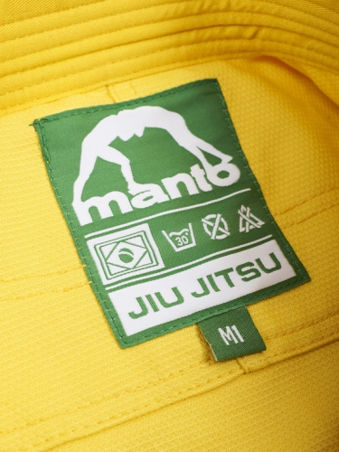 Childrens kimono MANTO Junior 2.0 Youth BJJ Gi Yellow where to buy
