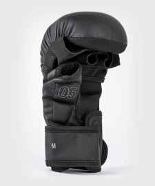 Рукавички для ММА Venum Impact Evo MMA Gloves - Black Beige, Фото № 3