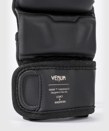 Рукавички для ММА Venum Impact Evo MMA Gloves - Black Beige, Фото № 5