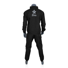 Sauna suit Fairtex VS3 Vinyl Sweat Suit Black Grey buy