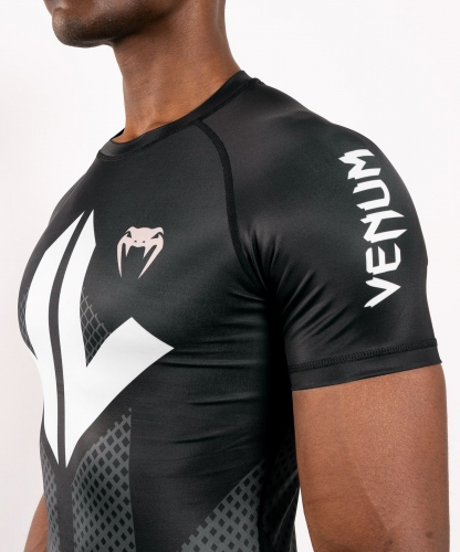 Venum Loma Arrow Short Sleeves Rashguards Black White size