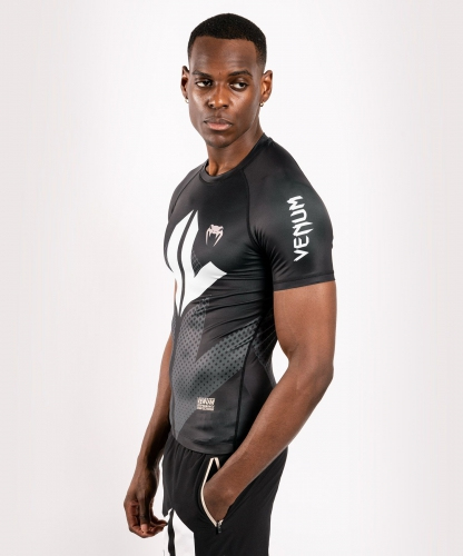 Venum Loma Arrow Short Sleeves Rashguards Black White photo