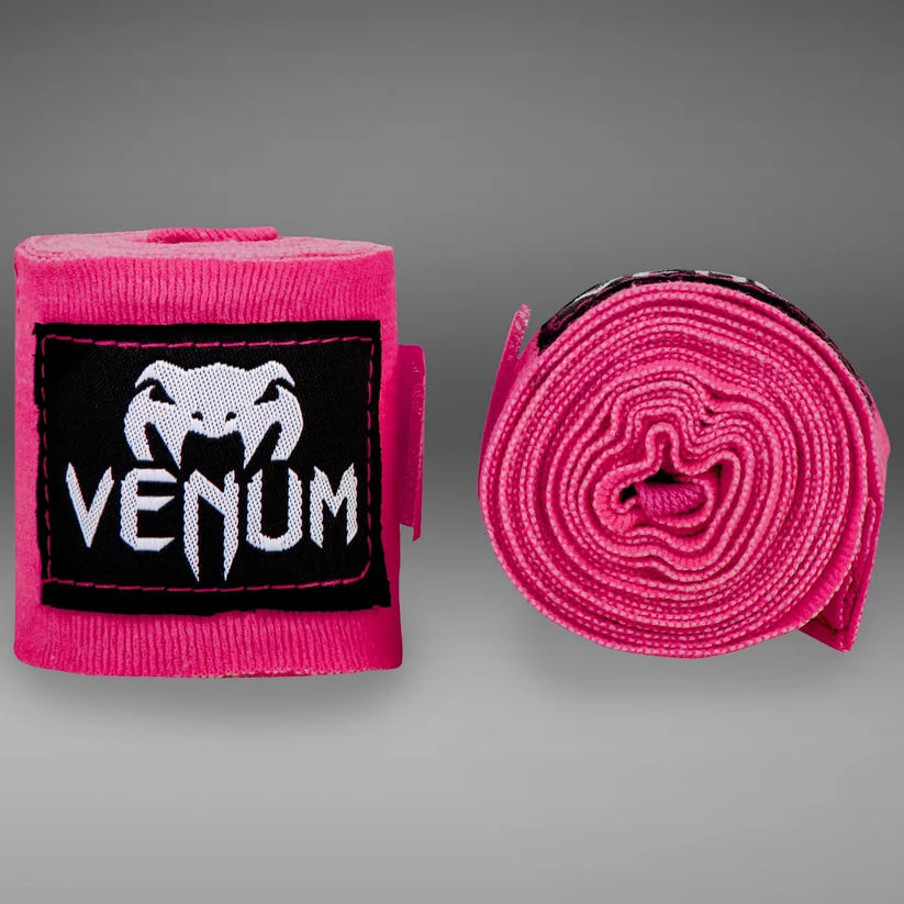 Боксерские бинты Venum Boxing Handwraps - 2.5m Neo Pink