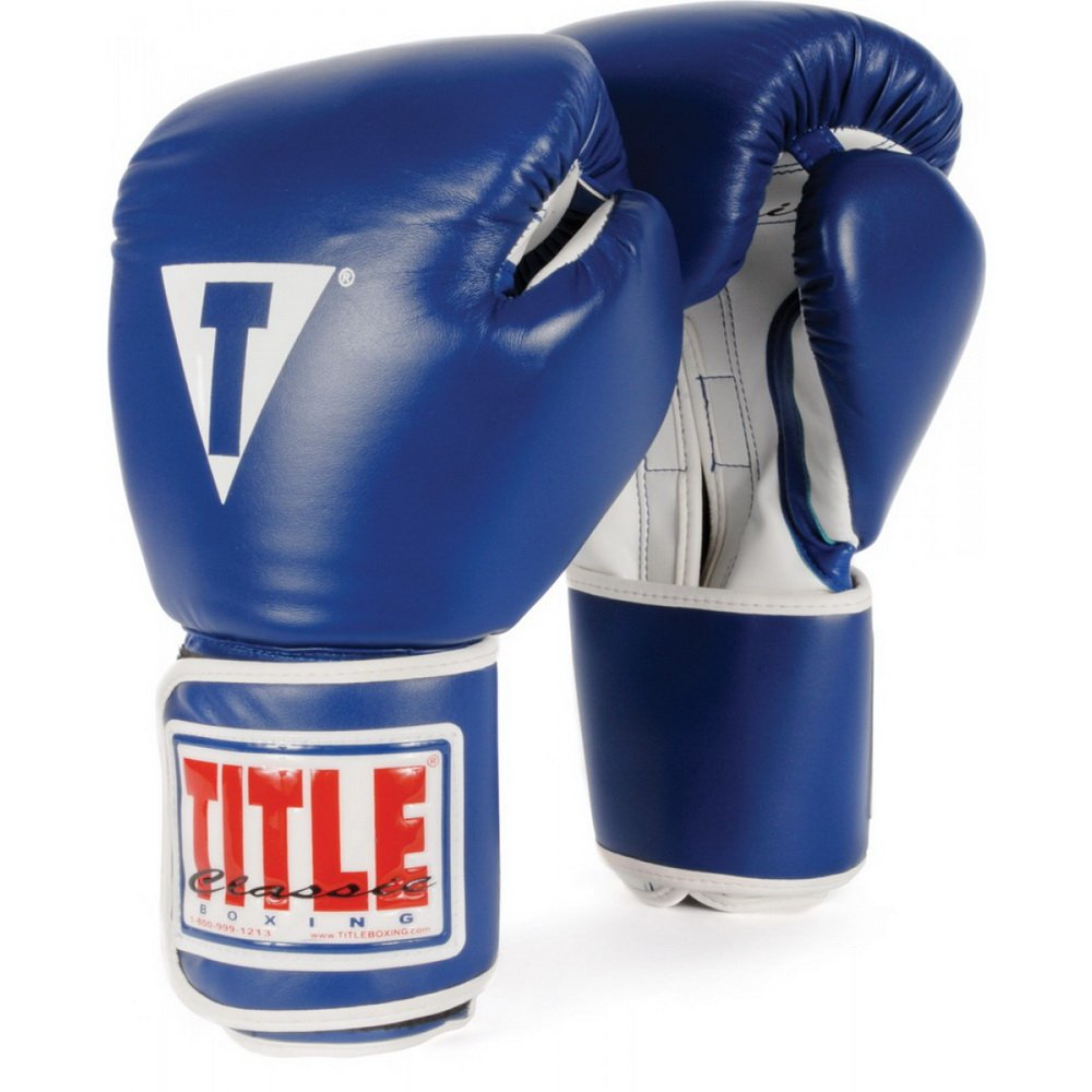 Боксерские перчатки Title Classic Pro Style Training Gloves Blue