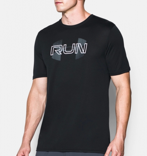 Under Armour Run Overlap T-Shirt Black price