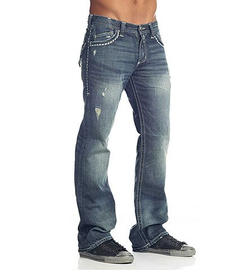Джинсы Affliction Cooper Reworx Flap Classico Jeans, Фото № 3