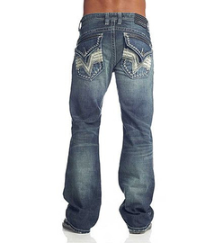 Джинсы Affliction Cooper Reworx Flap Classico Jeans, Фото № 4
