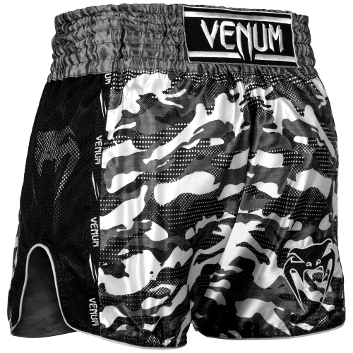 Шорти для тайського боксу Venum Full Cam Muay Thai Shorts Urban Camo Black ціна