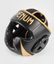 Боксерський шолом Venum Challenger Headgear Black Gold ціна