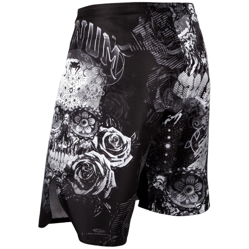 MMA shorts Venum Santa Muerte 3.0 Fightshorts Black White buy