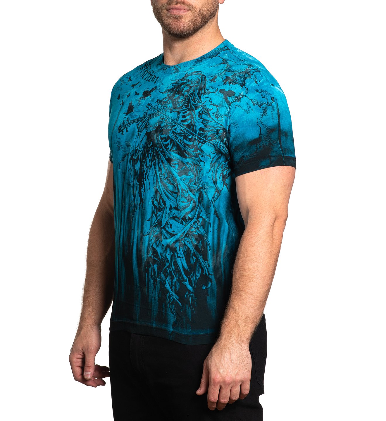 Футболка Affliction Death Tune Bluejay цена