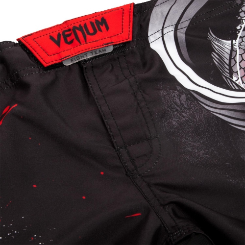 Детские шорты Venum Koi 2.0 Kids Fightshorts Black White оригинал