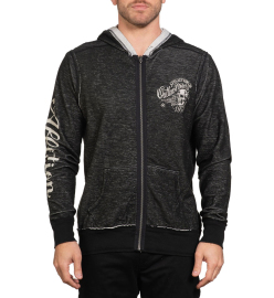 Hoodie Affliction Awakening Light Reversible Zip Hood Off White Black buy