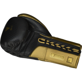 Боксерские боевые перчатки RDX K2 Mark Pro Fight Boxing Gloves Golden, Фото № 3