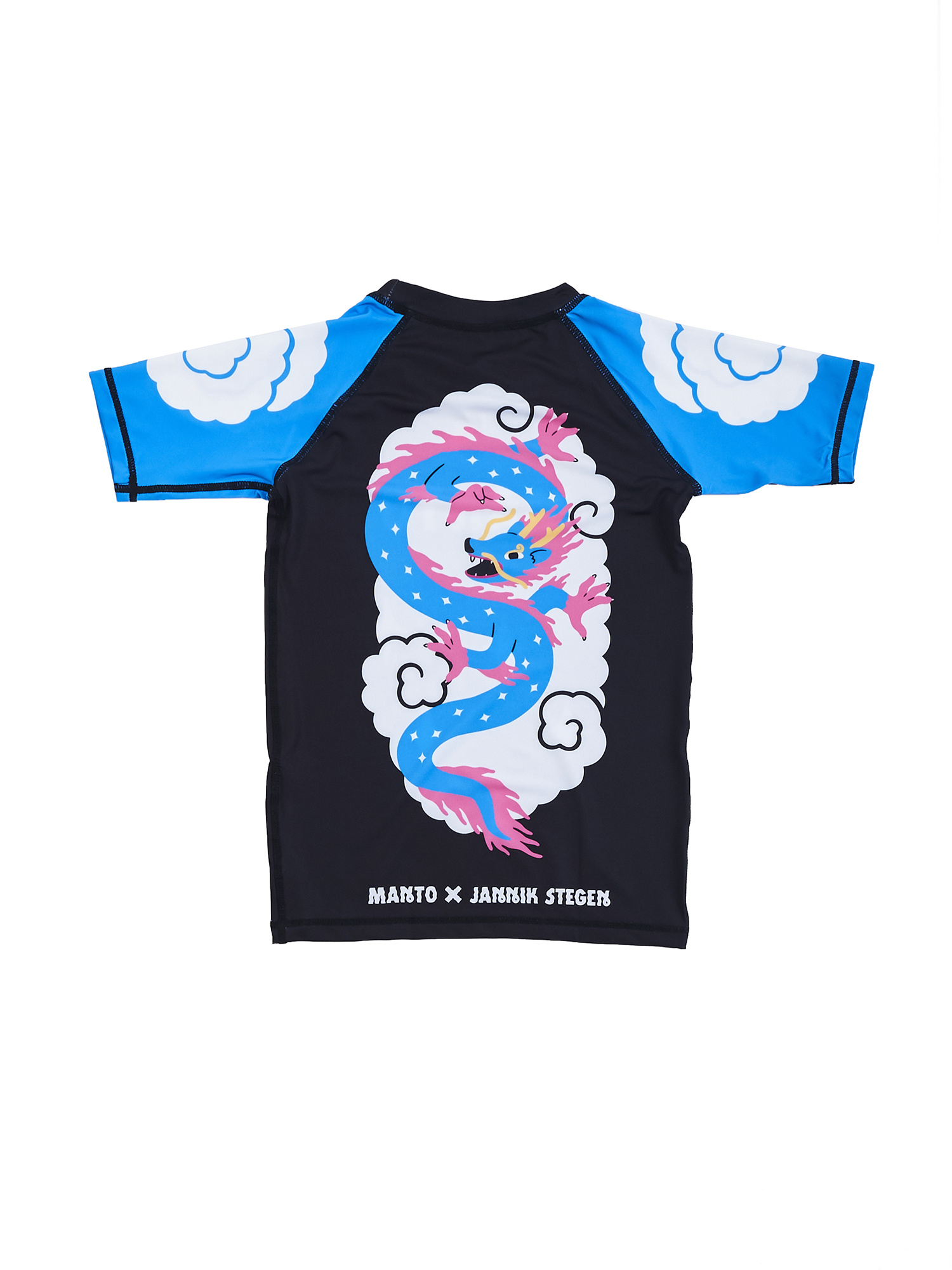Childrens rashguard MANTO Kids Rashguard Dragon Black buy