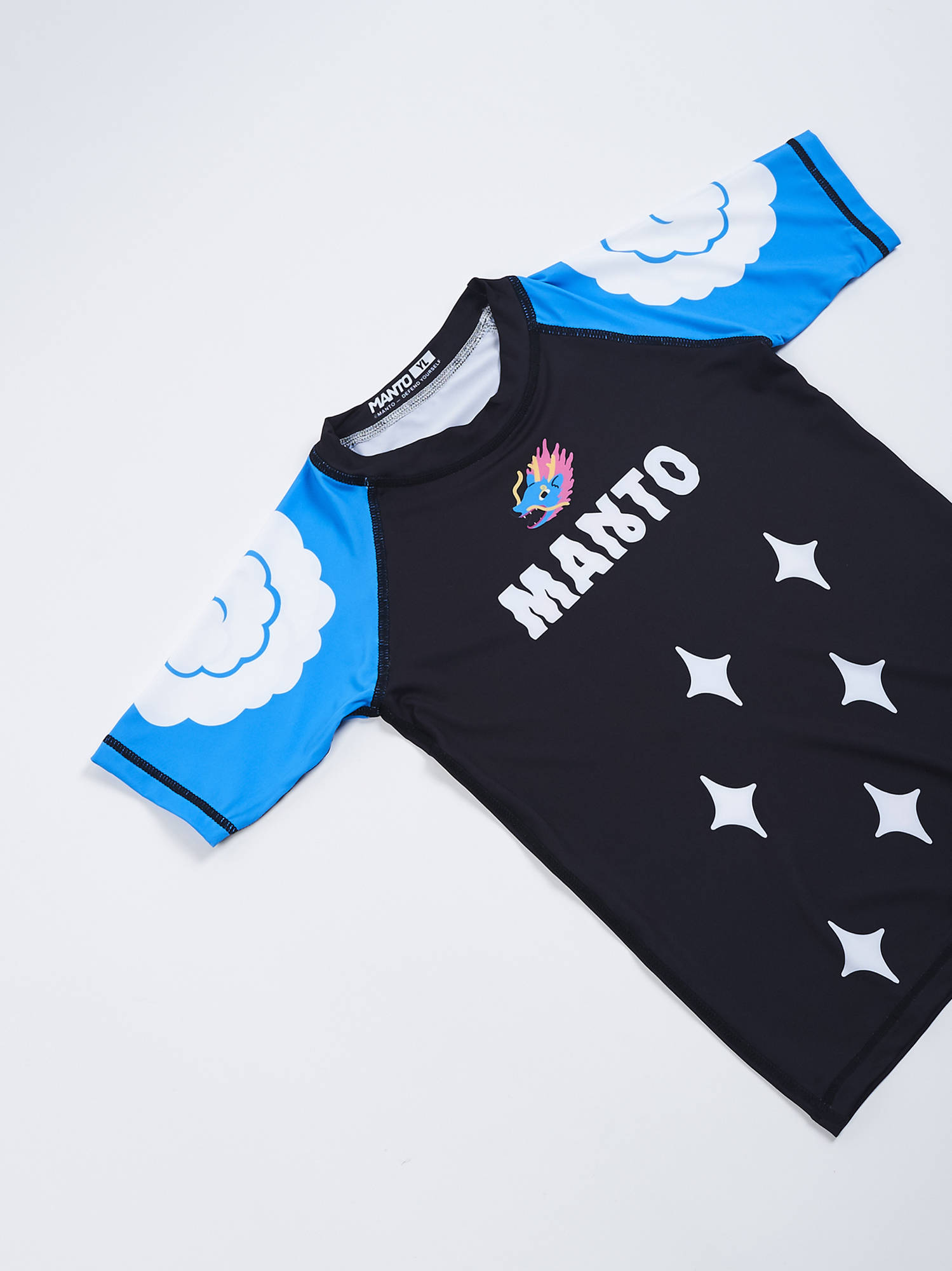 Childrens rashguard MANTO Kids Rashguard Dragon Black price