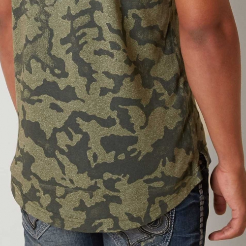 Футболка Affliction Live Fast CO T-Shirt Military Green фото