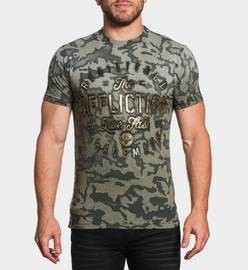 Футболка Affliction Live Fast CO T-Shirt Military Green