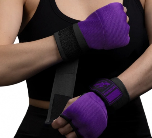 Гелевые бинты Hayabusa Quick Gel Handwraps Purple Black оригинал