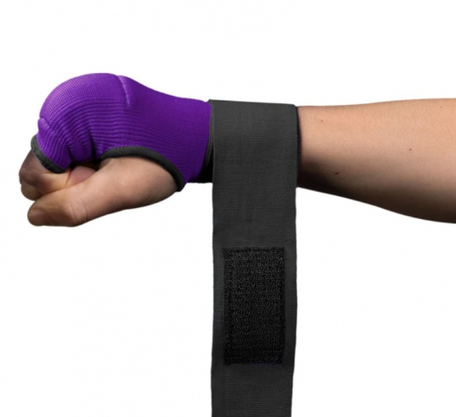 Гелевые бинты Hayabusa Quick Gel Handwraps Purple Black цена