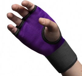 Гелевые бинты Hayabusa Quick Gel Handwraps Purple Black, Фото № 2