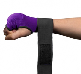 Гелевые бинты Hayabusa Quick Gel Handwraps Purple Black, Фото № 3