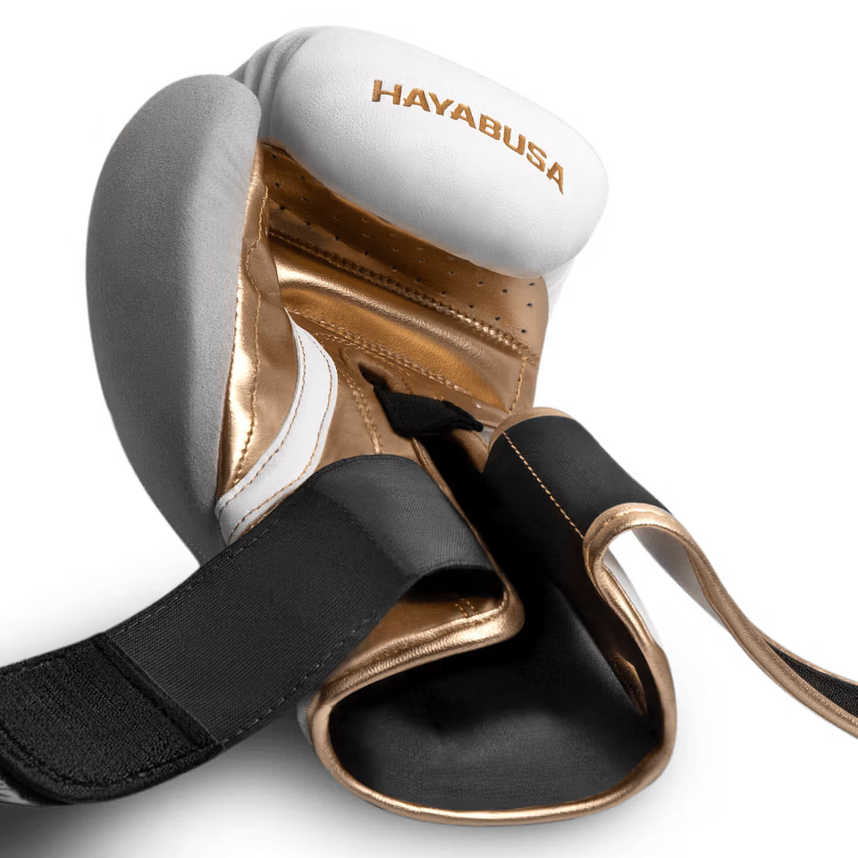 Боксерські рукавиці Hayabusa T3 Boxing Gloves White Gold фото