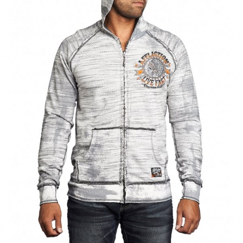 Двусторонняя толстовка Affliction AC Stampede Rev. Zip Hood ціна