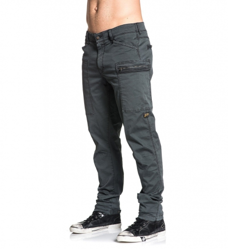 Штаны Affliction Breaking Free Cargo Pant Black фото